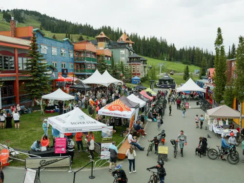 SilverStar mountain village summer events, north Okanagan BC