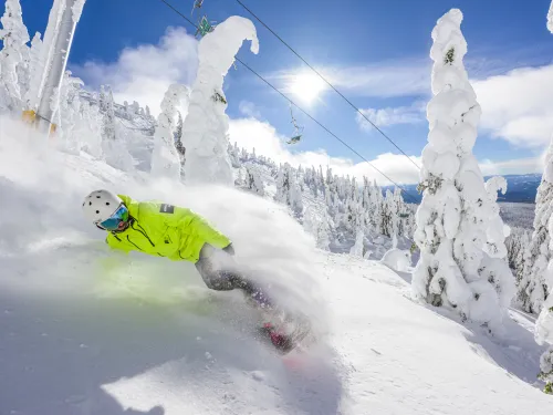 Big White snowboarding